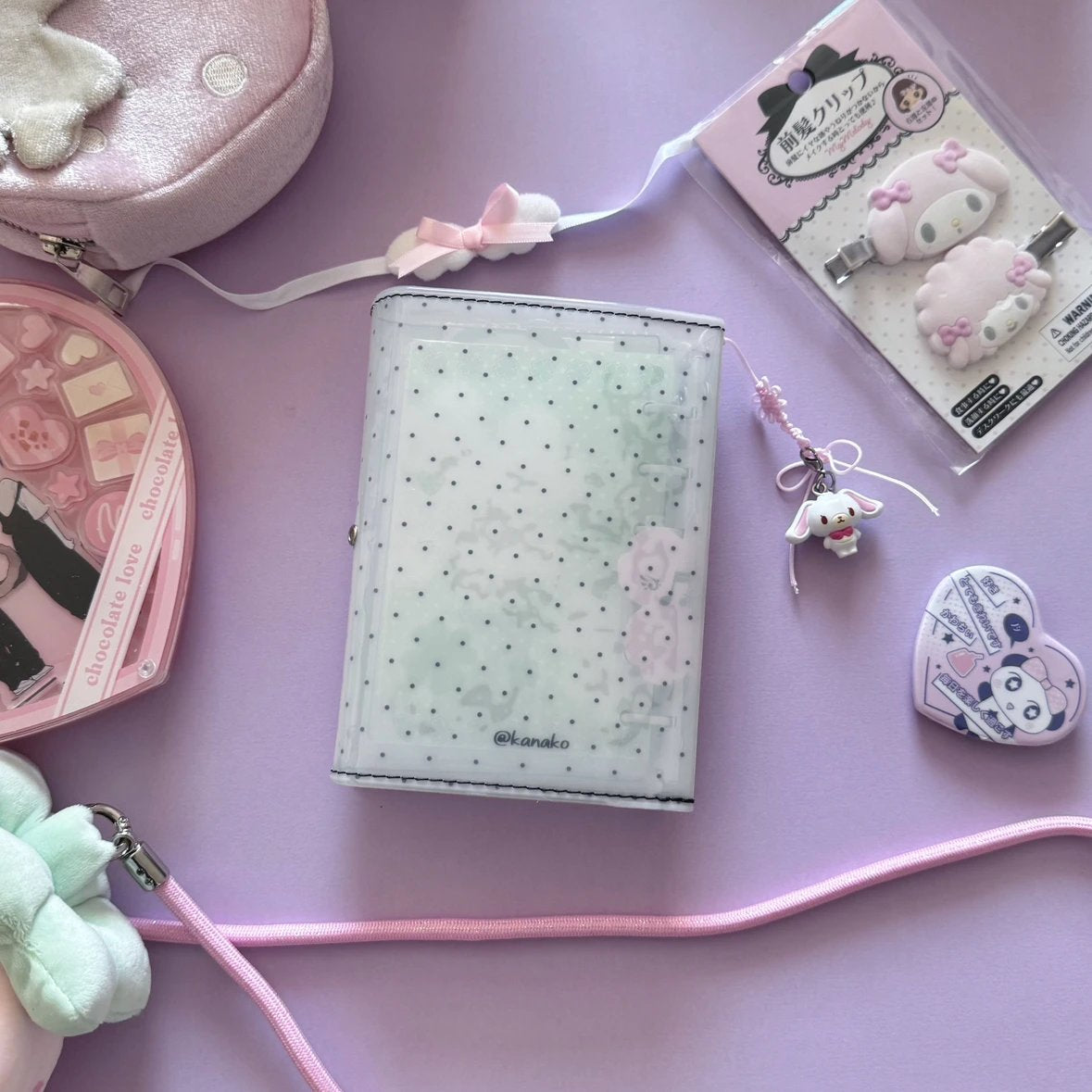 【pre-order link】A7 Black&White Polka Dot Binder