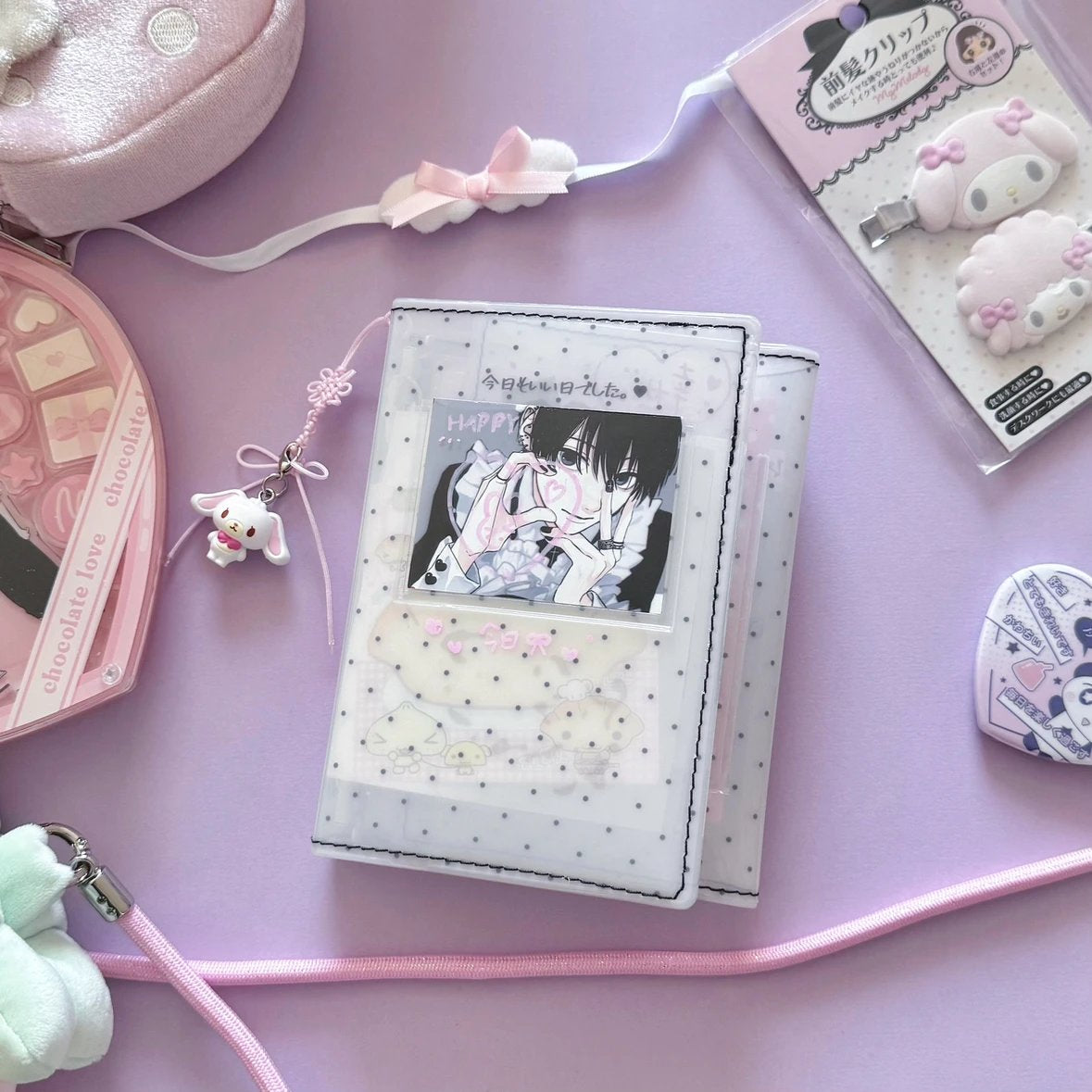 【pre-order link】A7 Black&White Polka Dot Binder