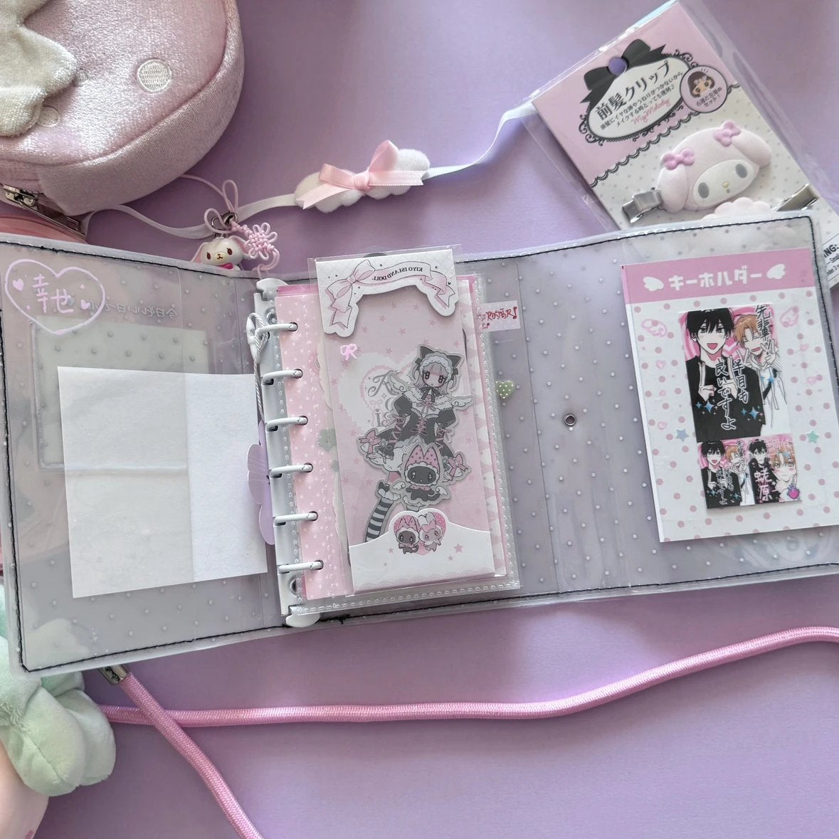 【pre-order link】A7 Black&White Polka Dot Binder