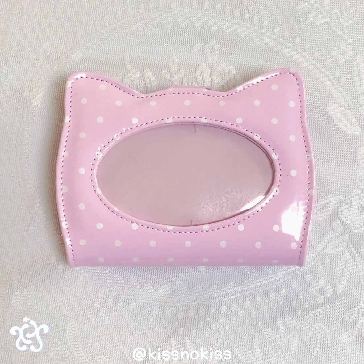 【pre-order link】 kissnokiss cat polka dot binder A7