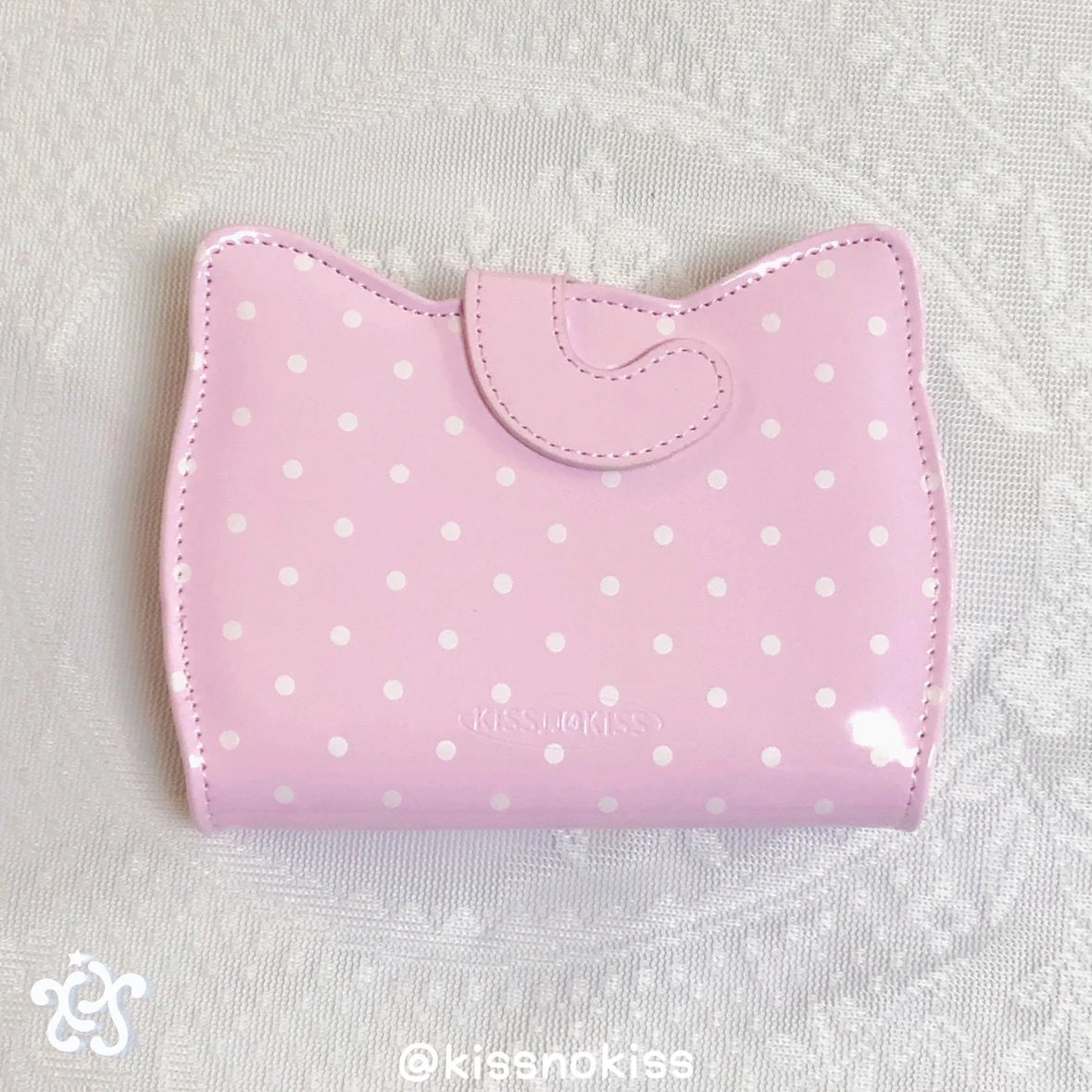 【pre-order link】 kissnokiss cat polka dot binder A7