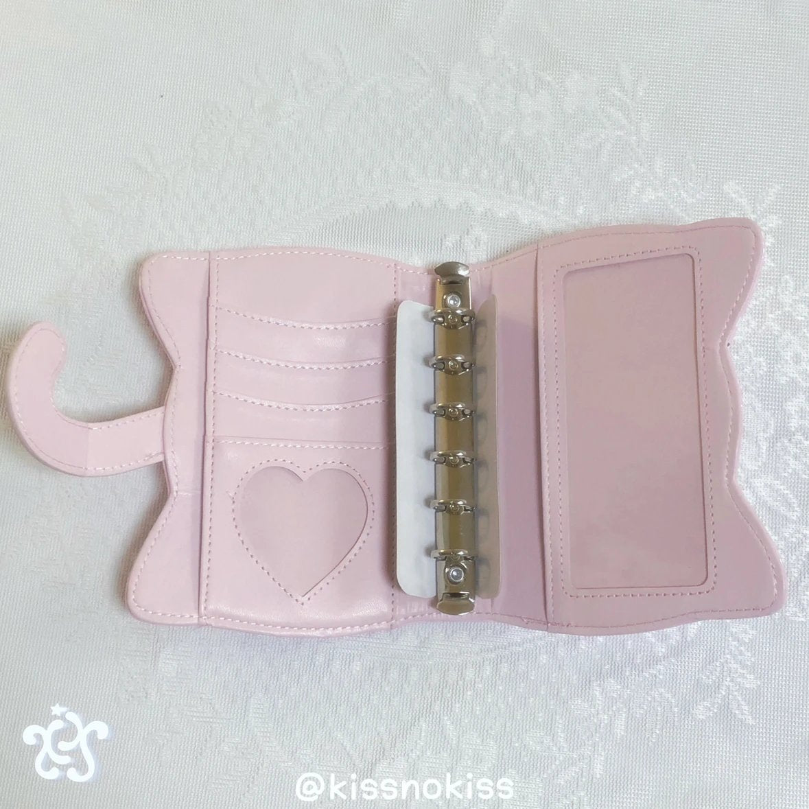【pre-order link】 kissnokiss cat polka dot binder A7